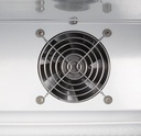 Display Freezer with glass door and illuminated display - black - GCDF72