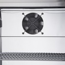 Large fan-assisted commercial cooler - stainless steel - power LED - GCGD500