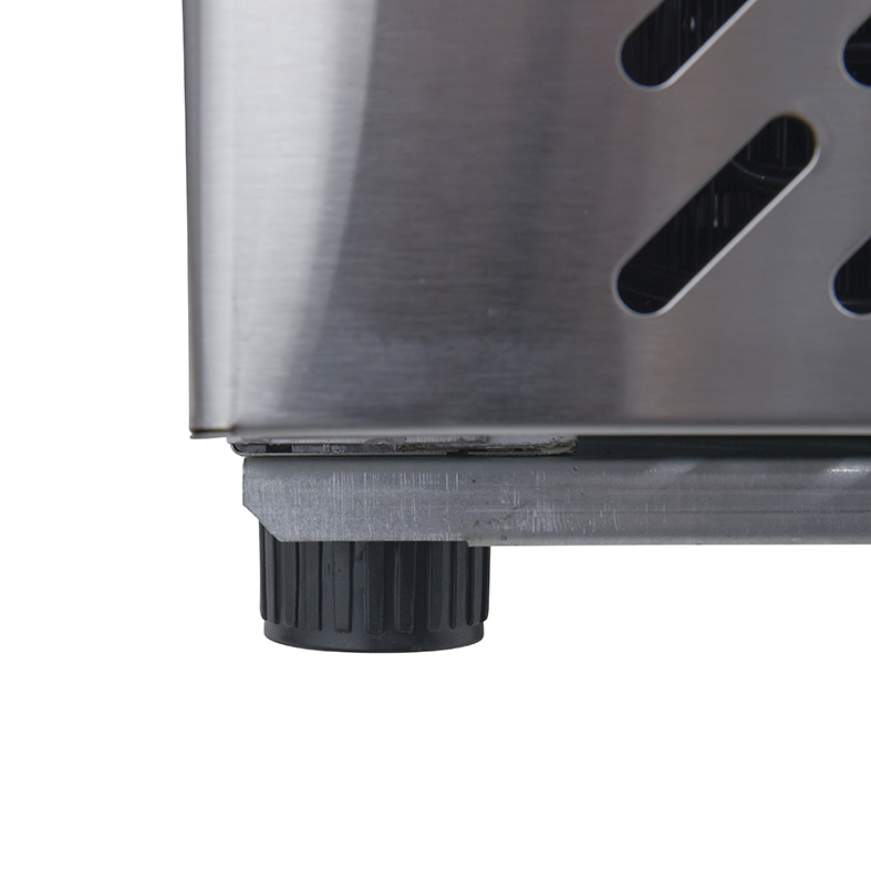 Large fan-assisted commercial cooler - stainless steel - power LED - GCGD500
