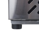 Large fan-assisted commercial cooler - stainless steel - power LED - GCGD500