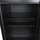 Bottle Cooler with glass door - black - high-performance LED - GCKW65