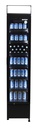 Slimline Display Cooler - black - power LED - GCDC130