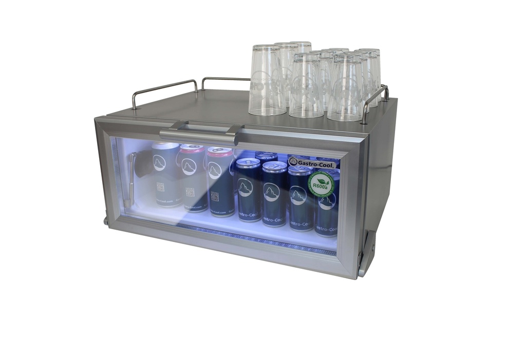 Cooler - impulse purchases- extra flat - silver - GCGD15