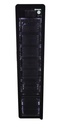 Retro Cooler with glass door - Slimcooler - black - GCGD175