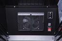 Retro Glass Door Cooler - elegant - black - GCGD135