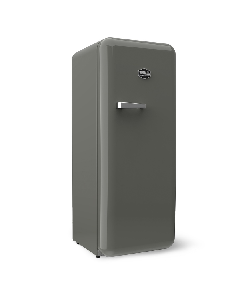 Vintage Industries - Retro-Kühlschrank - Stahlgrau RC330