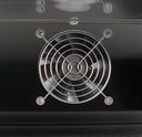 Display Freezer with glass door and illuminated display - black - GCDF72