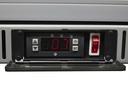 Glass Door Cooler - for installation in counters - silver - GCUC100