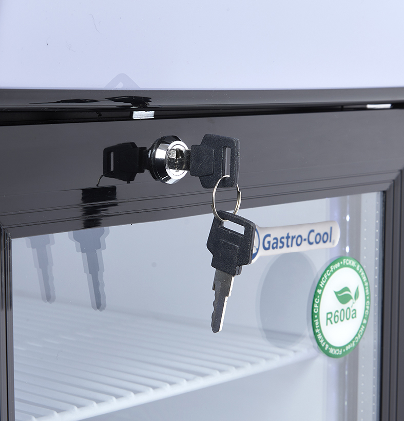 Gastro-Cool - Display Cooler - mini - black/white - super LED - GCDC25