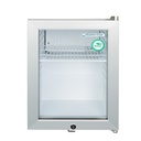 Mini fridge for petrol stations or gastronomy - Mini refrigerator - silver - GCKW25