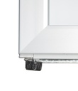 Mini fridge for petrol stations or gastronomy - Mini refrigerator - silver - GCKW25