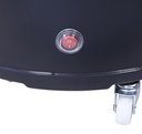  Can Cooler round - frame silver - LED interior lighting - GCPT75