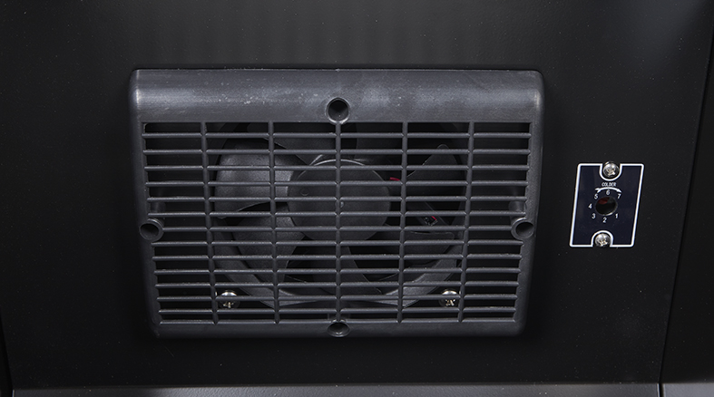 Slimline Display Cooler - black - power LED - GCDC130