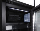 Slimline Display Cooler - black - power LED - GCDC130