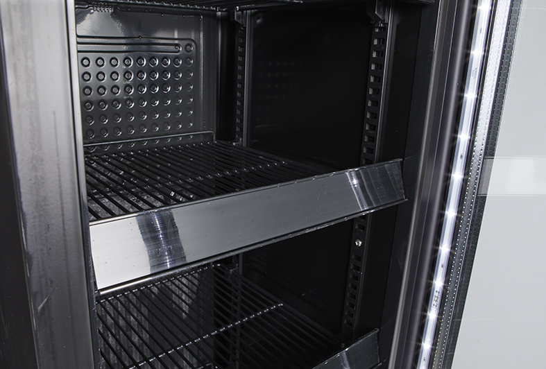 Slimline Display Cooler - black - power LED - GCDC130