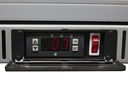 Glass Door Cooler - back bar cooler - 3 sliding doors - self-closing - silver - GCUC300