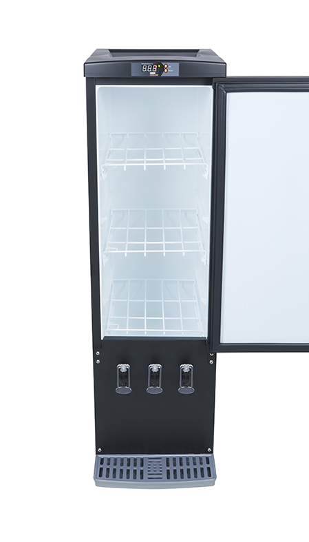 Bag-in-Box Dispenser Cooler for wine - black - 3x10 litres - GCBIB110