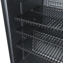 Nevera de botellas con puerta de vidrio - gastronomía - bar - negro - LED - GCKW90
