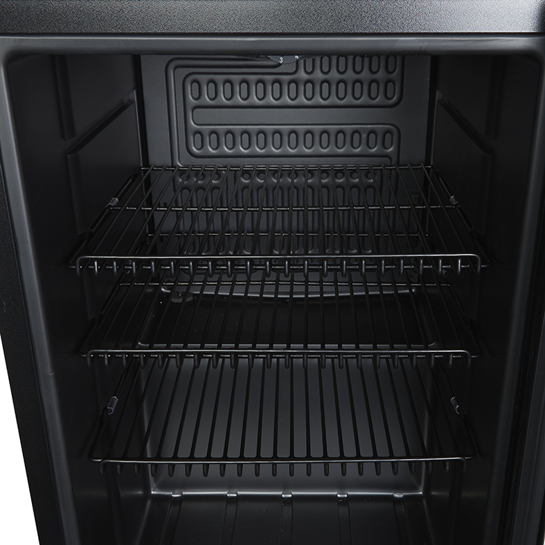 Nevera de botellas con puerta de vidrio - gastronomía - bar - negro - LED - GCKW90