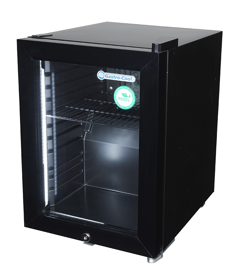 Gastro-Cool - Back Bar Cooler - small - black - super LED - GCKW25