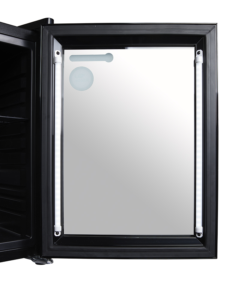 Gastro-Cool - Back Bar Cooler - small - black - super LED - GCKW25