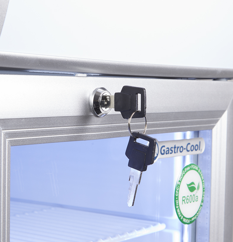 Display Cooler - small - silver/white - power LED - GCDC25