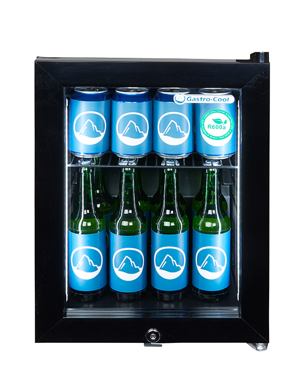 Mini Cooler - mini - for POS advertising - black/white - LED - GCKW25