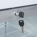 Cooler with display - silver - LED - GCDC50