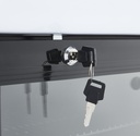 Display Cooler - counter - black - LED - GCDC50