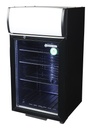 Display Cooler - counter - black - LED - GCDC50