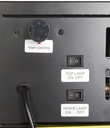 Display Cooler - counter - black - LED - GCDC50