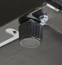 Glass Door Cooler for bottles - black - GCGD155