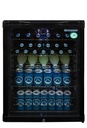 Glass Door Cooler for bottles - black - GCGD155