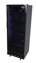 Gastro-Cool - Glass Door Cooler - black - self-closing door - 360 litres volume