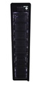 Retro Cooler with glass door - Slimcooler - black - GCGD175