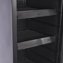 Retro Cooler with glass door - Slimcooler - black - GCGD175