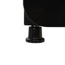 Retro Cooler with glass door - Slimcooler - black - GCGD175