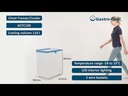 Vídeo demostrativo del funcionamiento y dimensiones del congelador arcón de 110 litros