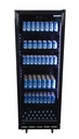 Gastro-Cool - Glass Door Cooler - black - self-closing door - 360 litres volume