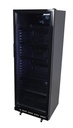 Gastro-Cool - Glass Door Cooler - black - self-closing door - 360 litres volume