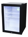 Nevera pequeña - minibar - negro/blanco - LED - GCKW65