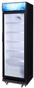 Werbekühlschrank mit Display - schwarz/weiß - GCDC400