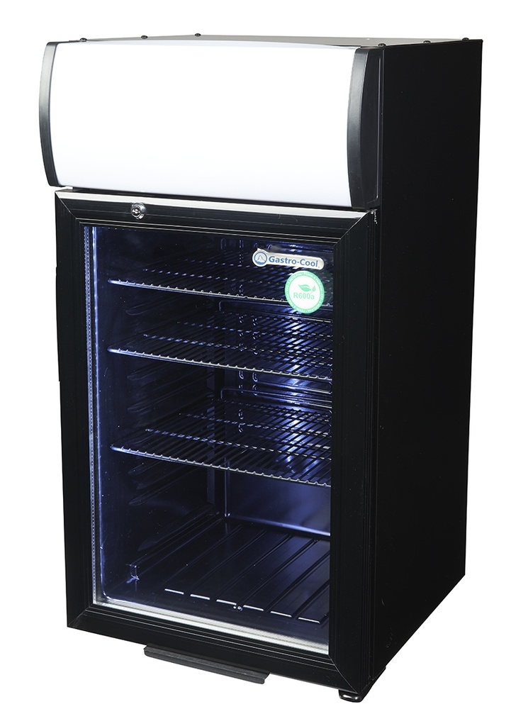 [102101] Refrigerador expositor - taulell - negre - LED - GCDC50