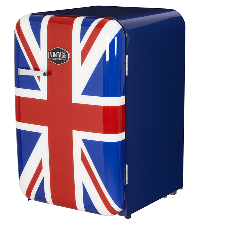 Retro Kühlschrank Kingston Union Jack - VIRC160