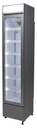 Nevera Expositora Estreta 150L, Plata, Porta Vidre, Pany - GCDC130