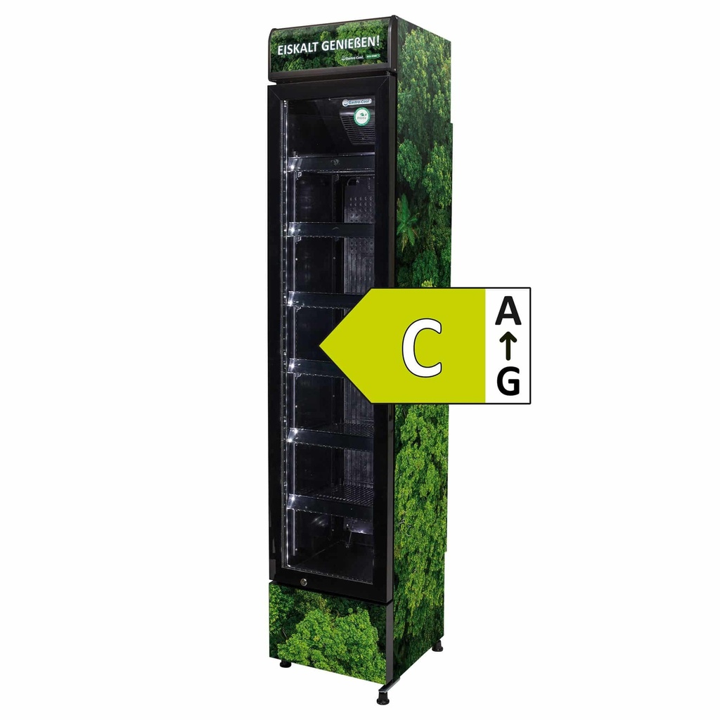 [135124] Slimline Cooler with advertising display - ECO STAR - GCDC130