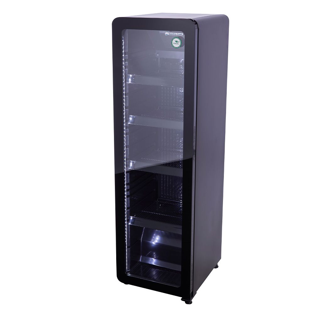 [259100] Black Display Fridge - Glass Door - GCGD135
