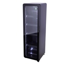 Nevera Vintage Retro Negre Porta de Vidre - GCGD135